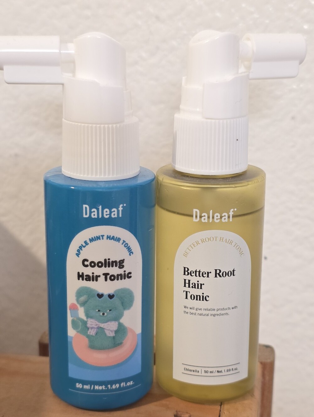 Daleaf Better Root Hair Tonic & Cooling Hair Tonic Bundle 50ml K-Beauty Vegan